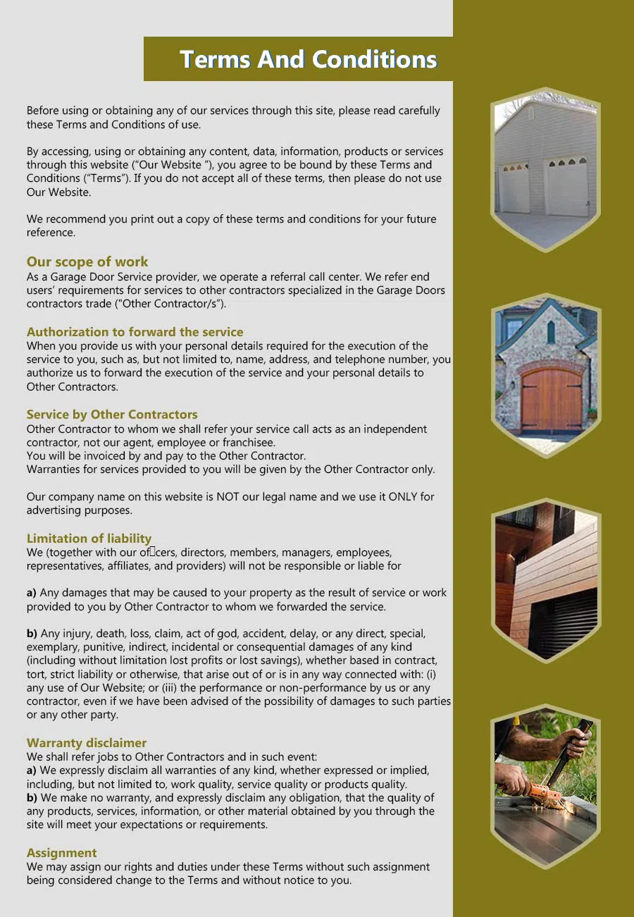 HighTech Garage Door Service Bethesda, MD 301-246-3443